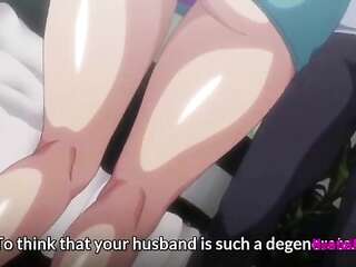 Two Hot Big tit Brunette AT AGE Want To Suck Same Cock In Threesome - Hentai eng. sub.