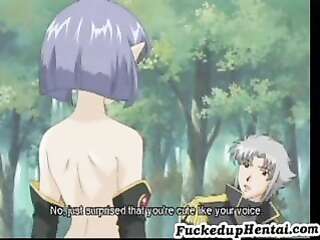 วายร้ายอย่างดุเดือด fucks สาวที่ถูกผูกไว้จากการ์ตูน hentai