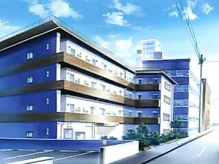 Beautiful hentai couple fucking hot at the end of the work day