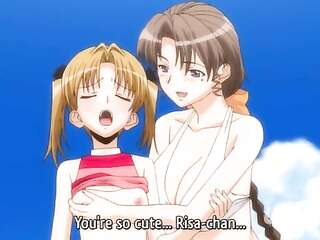 Stepmom Fucking All the Family on the Beach Uncensored Hentai eng Subtitled