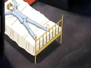 素晴らしいバストを持つアニメのブルネットがパートナーとセックスする