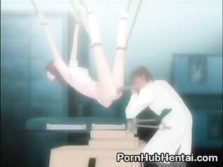 สาวสวย cums จาก handjob กับเซ็กส์ทอย