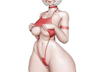 Micro bikini on a very shaped blonde just a feast for the eyes