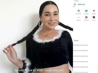 Talkative brunette with pigtails sucks dick and caresses his balls