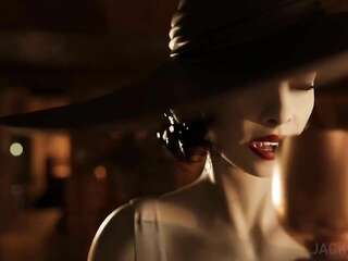 Dinner at Dimitrescu Castle and hard fucking - Jackerman