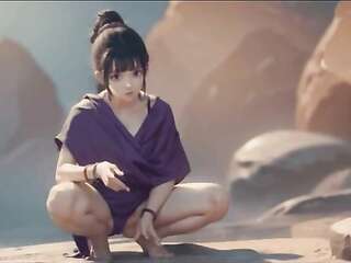 裸のチチ（AI生成）