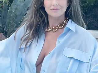 Liz Hurley flirty