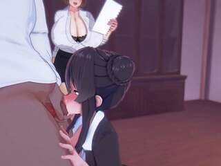 แอนิเมชั่น 3 มิติ เป่าควย เจ้านาย นอกใจ ล้วงคอ เฮ็นไท เลขาสำนักงาน