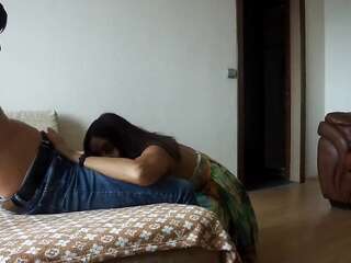 Alina Tumanova stopped reading the book because her son urgently needs to fuck.