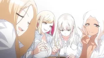 OVA Oshikake! Bakunyuu Gyaru Gangbang Seikatsu - Part 1