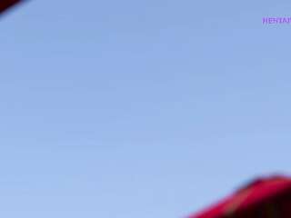 Natural 3D Cartoonxxx Beach Fuck with Aunt Cass - Exclusive Adult Video (English Subtitles)