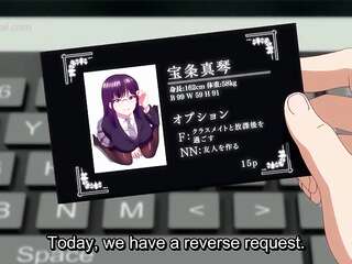 Pervy Teacher has First Time Sex with Horny Student in Classroom (Japanese Cartoon) Eng Sub