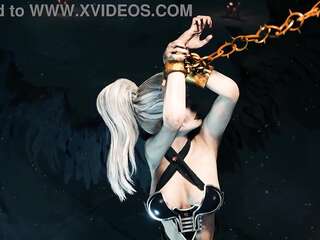 3D Bondage Hentai with Chains - Japanese Cartoon Porn