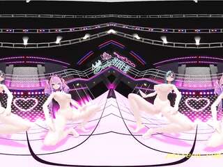 VR mmd ChihaVivi nude Dance 3d hololive Japanese Cartoon