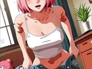 การ์ตูนผู้หญิงถอดเสื้อผ้าในแอนิเมชันสำหรับผู้ใหญ่