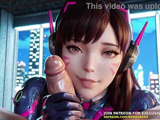 Overwatch D.Va 3D Hentai - Dva ต้องการควยของคุณ ไม่เซ็นเซอร์