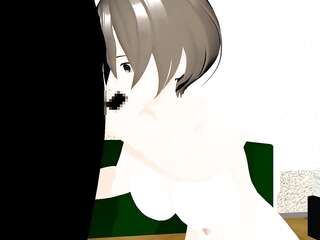 3D Japanese Insatiable Female Gorilla with H-Cup Cabaret Girl