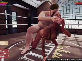 Ethan vs Amanda II Naked Fighter 3D Match