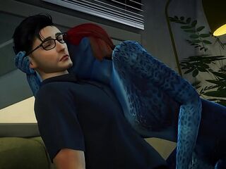 Mystique 3D Episódio de Prévia de Desenho Japonês