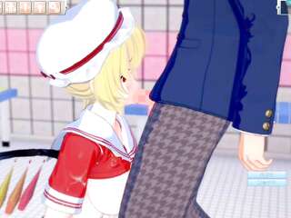 Flandre Scarlet Boobs Rubbed 3DCG Hentai - Touhou Project