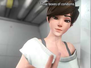 Cartoon 3D Overwatch R34 com Legendas