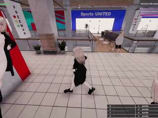 She Gets Naked in Public Places and This is What Happened - 3D