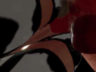 Anime Cowgirl Cage Wrestling with Deepthroat and Anal Pounding