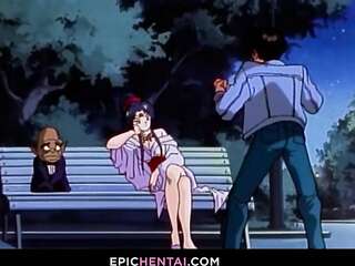 Threesome Hentai Lésbico Japonês Selvagem