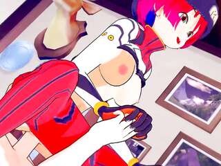 มัชชุเงี่ยนหลังเทรน - 3D ฮentai แอนิเมะ