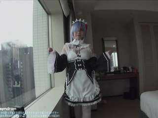 H01 Japanese Blue Hair Girl Censored