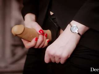 Busty maitland ward teaches girlfriend to suck dick like a slave