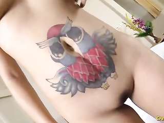 Thai bitch Beny has sex with a handsome American guy until she cums several times