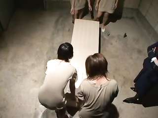 Asian girls behind bars in prison