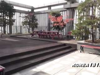 flirty Korean lady picked up by japan dork